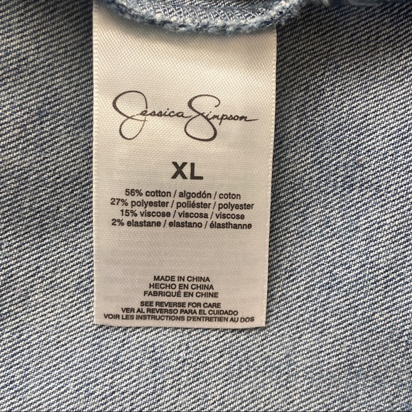 New with Tags | Jessica Simpson Denim Jacket XL - Picture 5 of 13